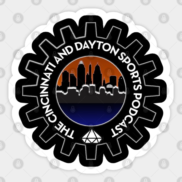The Cincinnati and Dayton Sports Podcast Logo (December 2023) Sticker by The Cincinnati and Dayton Sports Podcast